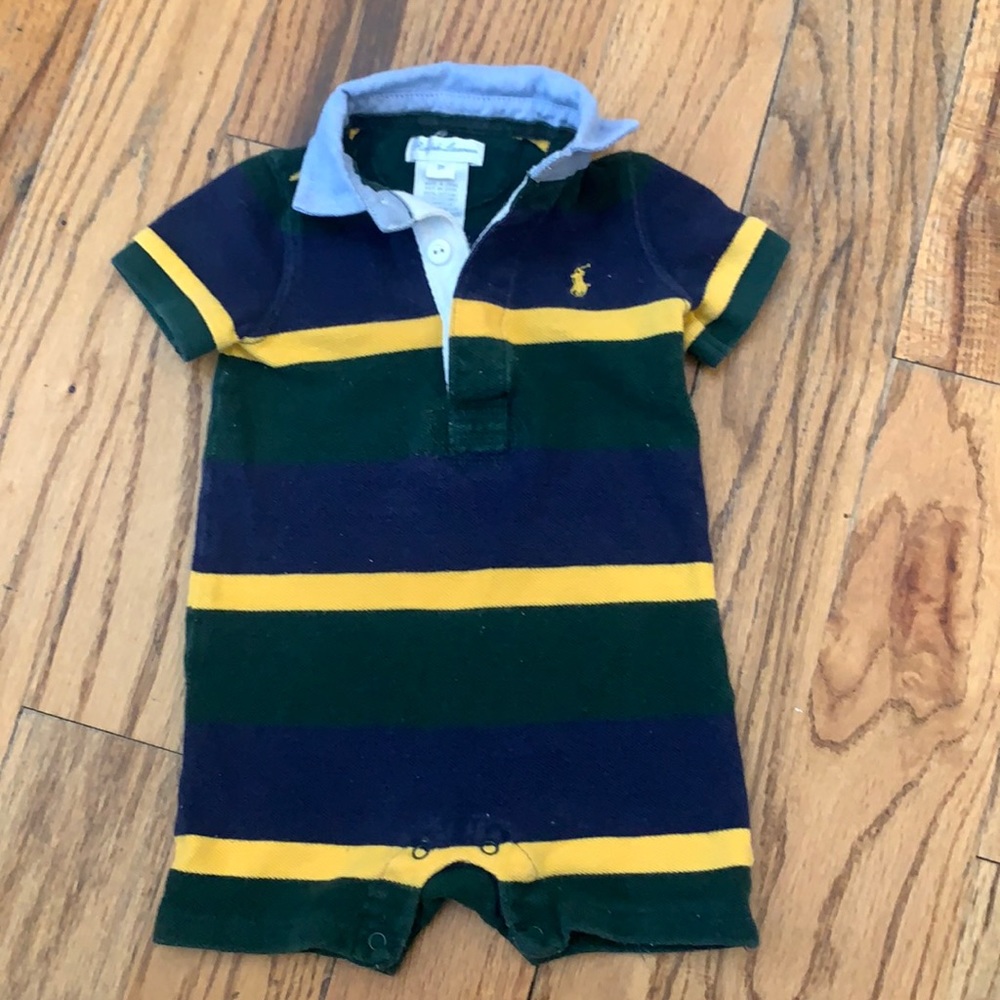 Ralph Lauren Striped Onesie!
